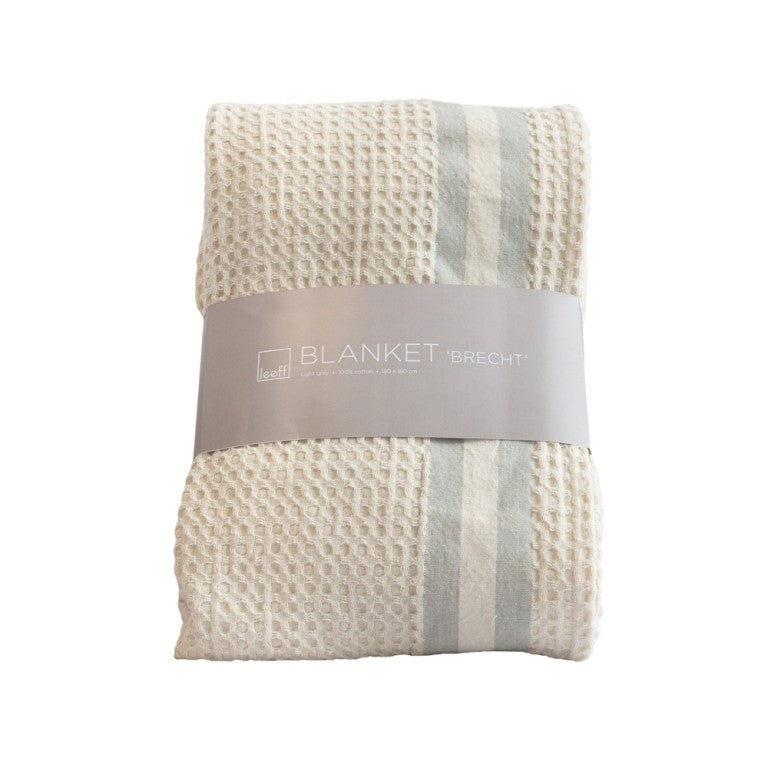 Leeff Blanket Brecht light gray
