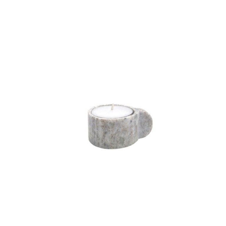 Leeff Tealight Holder Teddie grey