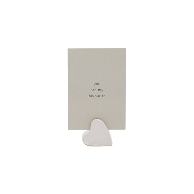 Leeff Card Holder Claire with card - You are my favourite