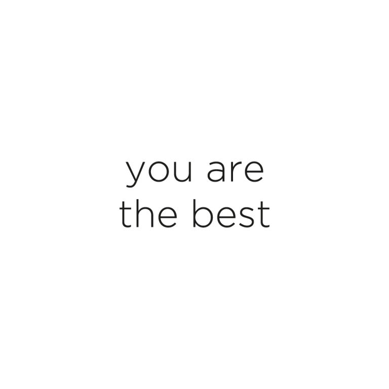 Leeff Pillar Candle - You are the best